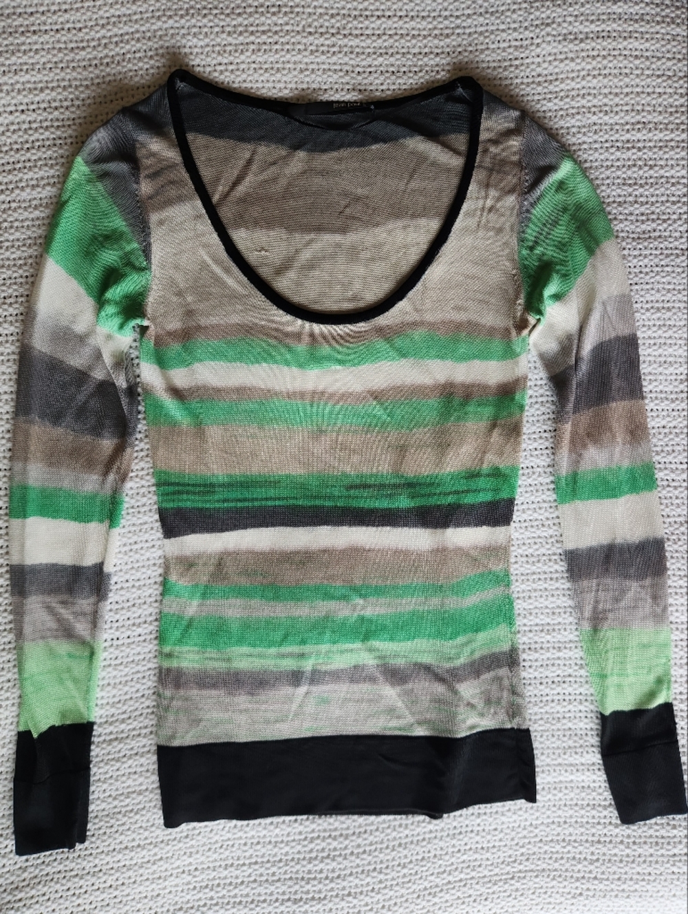Jean Paul - Berlin - Striped Mesh Long Sleeve - Size 6